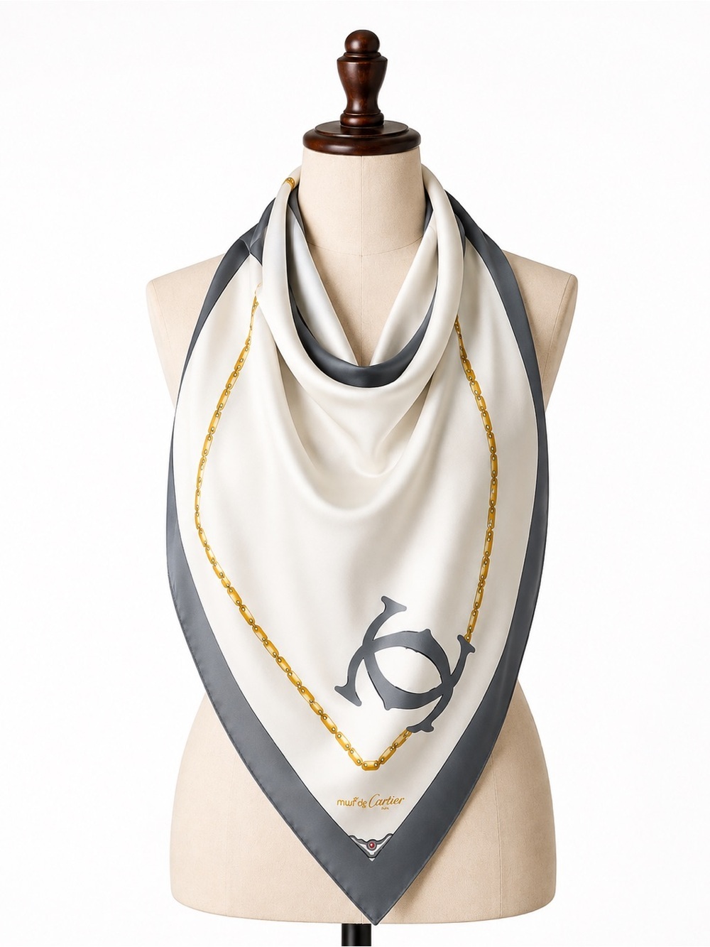 Cartier Scarf  35" x 35"  90cm